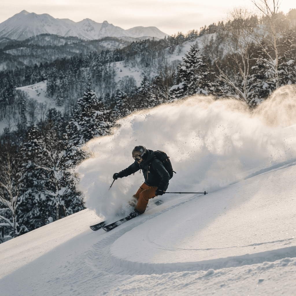 Esquí guiado en powder de Hokkaido Central